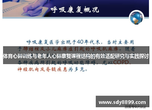 体育心肺训练与老年人心肺康复课程结构的有效适配研究与实践探讨